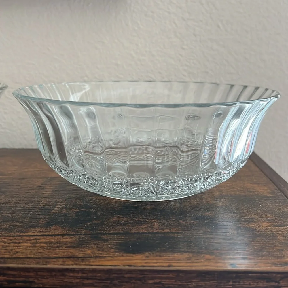 Vintage Glass Bowls Dining Kitchen